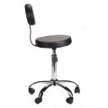 Taboret kosmetyczny z oparciem BH-7289 Czarny-29556