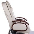Fotel do pedicure z masażem BR-2307 Kremowy-28661
