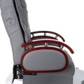Fotel do pedicure z masażem BR-2307 Szary-28849