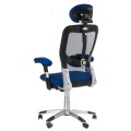 Fotel ergonomiczny CorpoComfort BX-4147 Niebieski-25492