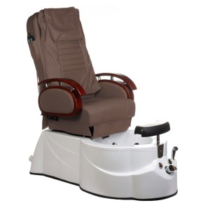 Fotel do pedicure z masażem BR-3820D Brązowy