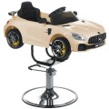 Dziecięcy fotel fryzjerski Mercedes latte-31408