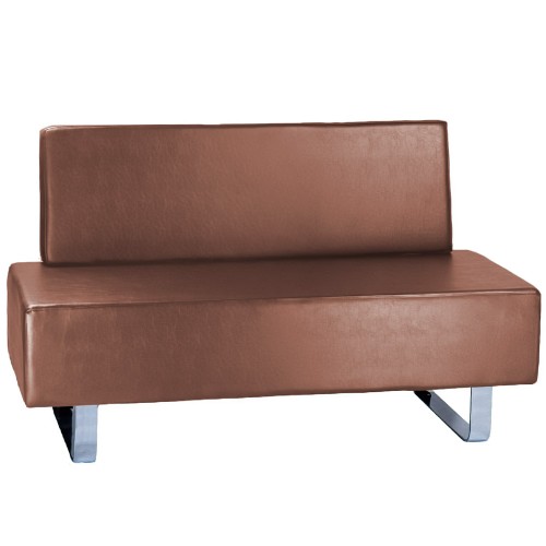 Kanapa do poczekalni Messina BD-6713 jasny brąz-31426