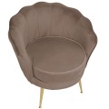 Fotel tapicerowany LUGANO BX-LE69 mokka velvet-31445