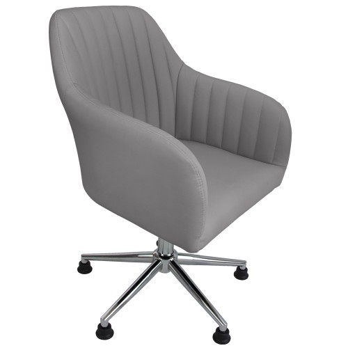 Fotel fryzjerski MARIO BX-20DL22 szary-31454