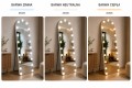 Lustro stojące podświetlane LED HOLLYWOOD 160x50cm-31543