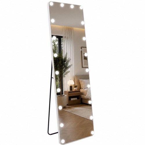 Lustro stojące podświetlane LED HOLLYWOOD 160x50cm-31537