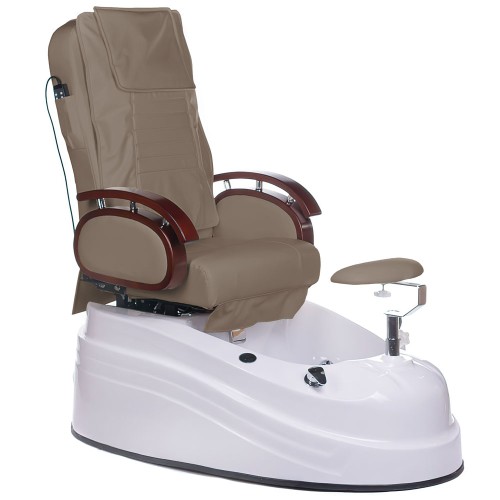 Fotel do pedicure z masażem BR-2307 Latte-31605