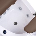 Fotel do pedicure z masażem BR-2307 Brązowy-31618