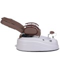 Fotel do pedicure z masażem BR-2307 Brązowy-31620